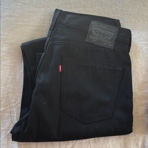 Levi's Men 501 Original Shrink to Fit Mid Rise Regular Straight Leg Jeans 35x34